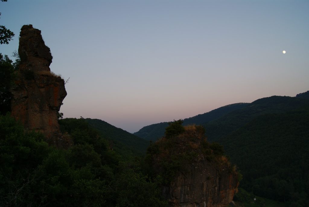 Le Larzac vu depuis le village